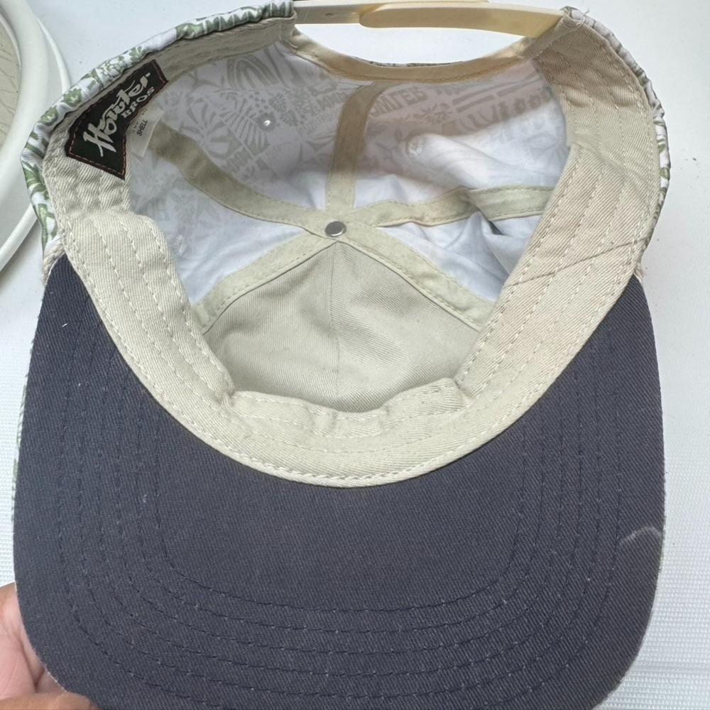 Howler Brothers South Seas Snapback Hat Tropical Plants White/Green One Size - Picture 5 of 6